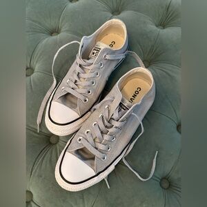 Converse Classic silver Gray glitter Canvas Sneakers